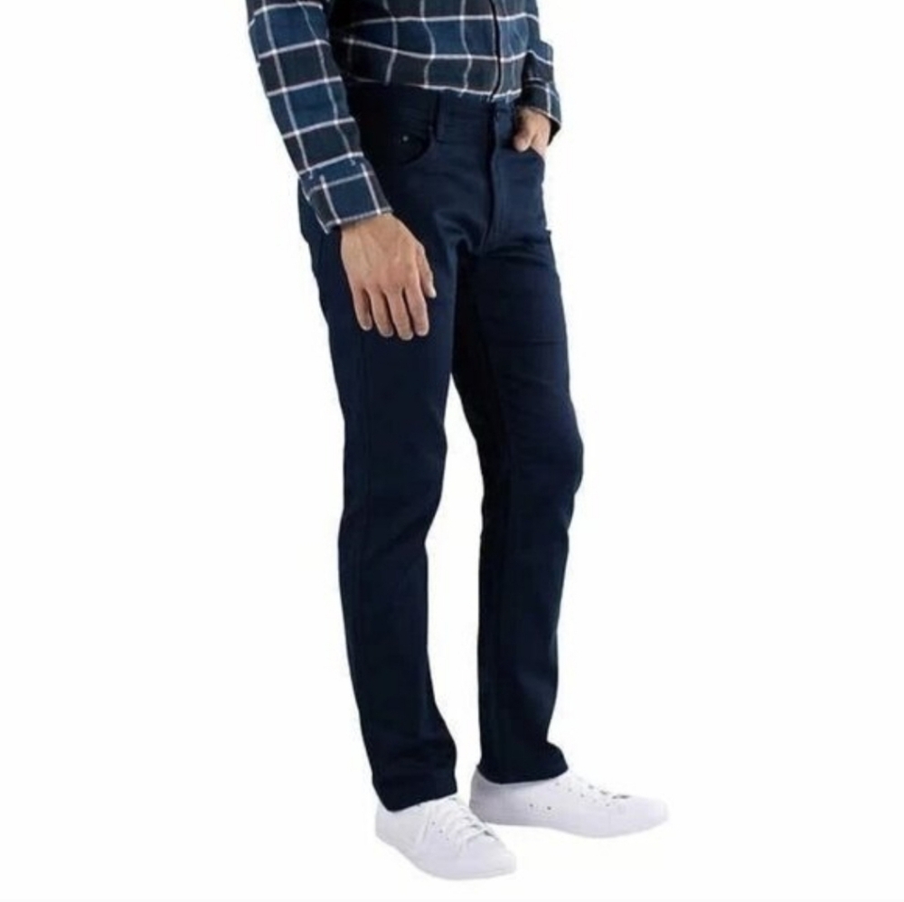 Jachs New York Men's Straight Fit Corduroy Pants Stretch Charcoal Size 36x30